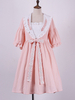 Rose Lolita OP Robe Bow Lolita Volants Une Robes Piece Déguisements Halloween