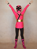Rose Power Ranger Zentai Costume Enfant Déguisements Halloween Super Hero 2021 Costume Cosplay Déguisements Halloween