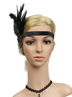 Rétro Accessoires De Cheveux Années 1920 Great Gatsby Bandeau Strass Femmes Flapper Headpieces Déguisements Halloween