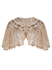 Rétro Femmes Cap Paillette Années 1920 Great Gatsby Flapper Châle Wrap Déguisements Halloween