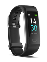 S5 Activité Tracker montre avec moniteur de fréquence cardiaque Podomètre IP68 étanche Moniteur sommeil pas à pas pour les femmes Hommes