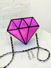 Sac à bandoulière en bandoulière en forme de diamant pour femme