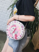 Sac à bandoulière Lolita doux Sac à bandoulière Lolita Synthétique imprimé Licorne Déguisements Halloween