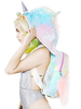 Sac à dos Sweet Lolita Bag Unicorn Ombre avec capuche
