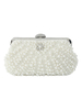 Sac à main de mariée pochette de mariage blanche