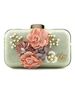 sac à main mariée pochette de mariée en synthétique décoré des felurs