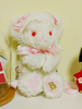 Sac à main Sweet Lolita avec noeud brodé et noeud en peluche blanc Lolita Déguisements Halloween