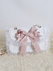 Sac à main Sweet Lolita avec nœuds en Organza rose sac à main en dentelle et fibre de Polyester accessoires Lolita