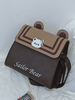 Sac à main Sweet Lolita Sac à bandoulière en cuir Synthétique brun Accessoires Lolita Déguisements Halloween