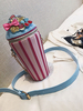 Sac à main Sweet Lolita Sac à bandoulière en cuir Synthétique crème glacée