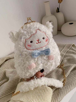 Sac à main Sweet Lolita Sac bandoulière en mouton blanc