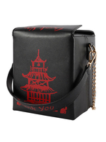 Sac bandoulière en cuir Synthétique imprimé tour Lolita