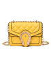 Sac bandoulière matelassé pour femme avec chaîne