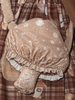 Sac Champignon Mignonne Lolita Sac Brune Foncée Polyester Fibre Lolita Accessoires