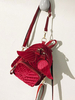 Sac de lolita classique en velours unicolore rose Déguisements Halloween