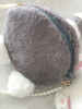 Sac de lolita Douceur en fausse fourrure à motif chat gris avec perles Déguisements Halloween