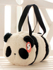 Sac de lolita doux en flanelle à motif panda blanc Déguisements Halloween