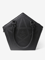 Sac gothique Lolita étoiles imprimé chaînes noires sac bandoulière en cuir PU accessoires Lolita