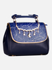 Sac Lolita Classique Sac à main Lolita en cuir Synthétique imprimé Constellation Galaxy Bleu Déguisements Halloween