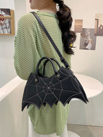 Sac Lolita Noir En Cuir PU Sac À Main Accessoires Lolita Gothique Halloween
