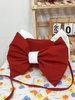 Sac Lolita Rouge Toile Arcs Sac Bandoulière en Fibre de Polyester Accessoires Lolita