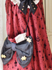 Sac Nœud Mignonne Lolita Sac Bandoulière En Polyester Étoiles Accessoires Lolita