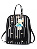 Sac Sweet Lolita Sac à dos en cuir Synthétique noir Accessoires Lolita Déguisements Halloween