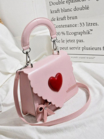 Sac Sweet Lolita Sac à main en cuir Synthétique rose Accessoires Lolita Déguisements Halloween