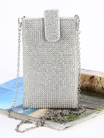 Sacs À Bandoulière De Soirée Sac À Dos Strass Perles Embrayages Fête Strap Amovible Femme Accessoires