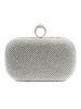 Sacs à main de fête strass géométrique strass fermeture à pression magnétique Doux sacs à main occasion spéciale