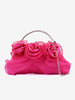 Sacs à main de mariage Accessoires de mariage Pochette de soirée Fleurs plissées