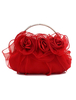 Sacs à main de mariage Champagne Fleurs Organza Sac à main Femmes Parti Sacs à main