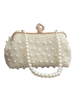 Sacs à main de mariage Perles Kiss Lock Hobo Petits sacs dembrayage de mariage