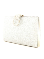 Sacs à main de mariage Pochette de soirée Strass Kiss Lock Blond Accessoires de mariage