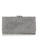 Sacs à main de soirée Pochettes du soir Strass en satin Illustration Kiss Kiss Lock Closure Sacs à main pour occasions spéciales