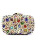 Sacs à main fête cristal jelly strass fermeture à pression magnétique fermeture Destination sacs à main occasion spéciale