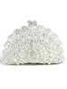 Sacs à main parti Rhinestone Crystal Jelly fermeture magnétique fermeture éclair sac à main