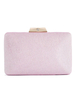 Sacs à main rose de mariage de femmes Sacs à main rectangulaires de partie