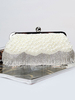 Sacs dembrayage de mariée perles sac à main mariage glands dargent strass partie sacs à main de soirée