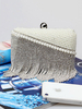 Sacs de mariage dembrayage strass de mariée glands perles sacs à main de soirée perlés