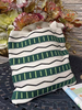 Sacs Femme Abricot Clair Crochet Rayures Forme Verticale Cadeau Noël