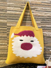 Sacs Femme Jaune Crochet Motif de Noël Forme Verticale Cadeau Noël
