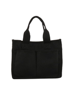 Sacs fourre-tout en toile Sac à main de forme horizontale