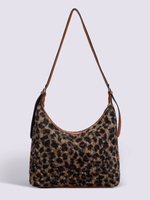 Sacs Pour Femmes Marron Café À Bandoulière Simple Bicolore Léopard