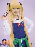Saekano: Comment élever une copine ennuyante Eriri Spencer Sawamura Déguisements Halloween Cosplay perruque