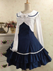 Sailor Lolita Robe Bow lacez vers le haut de deux pièces Sailor Lolita élégant avec la ruche Déguisements Halloween