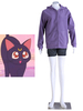 Sailor Moon - Luna Chat Noir Costume de Cosplay Pull à Capuche Déguisements Halloween