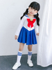 Sailor Moon Costume Enfants Halloween Filles Robes Bleues