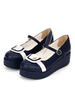 Sailor Style Lolita Pump Starlet Deux tons Synthétique Lolita Flatform Chaussures Déguisements Halloween