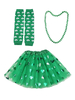 Saint Patrick Costume Ensemble 3 Pièces Irlande Femme Robe Déguisements Halloween